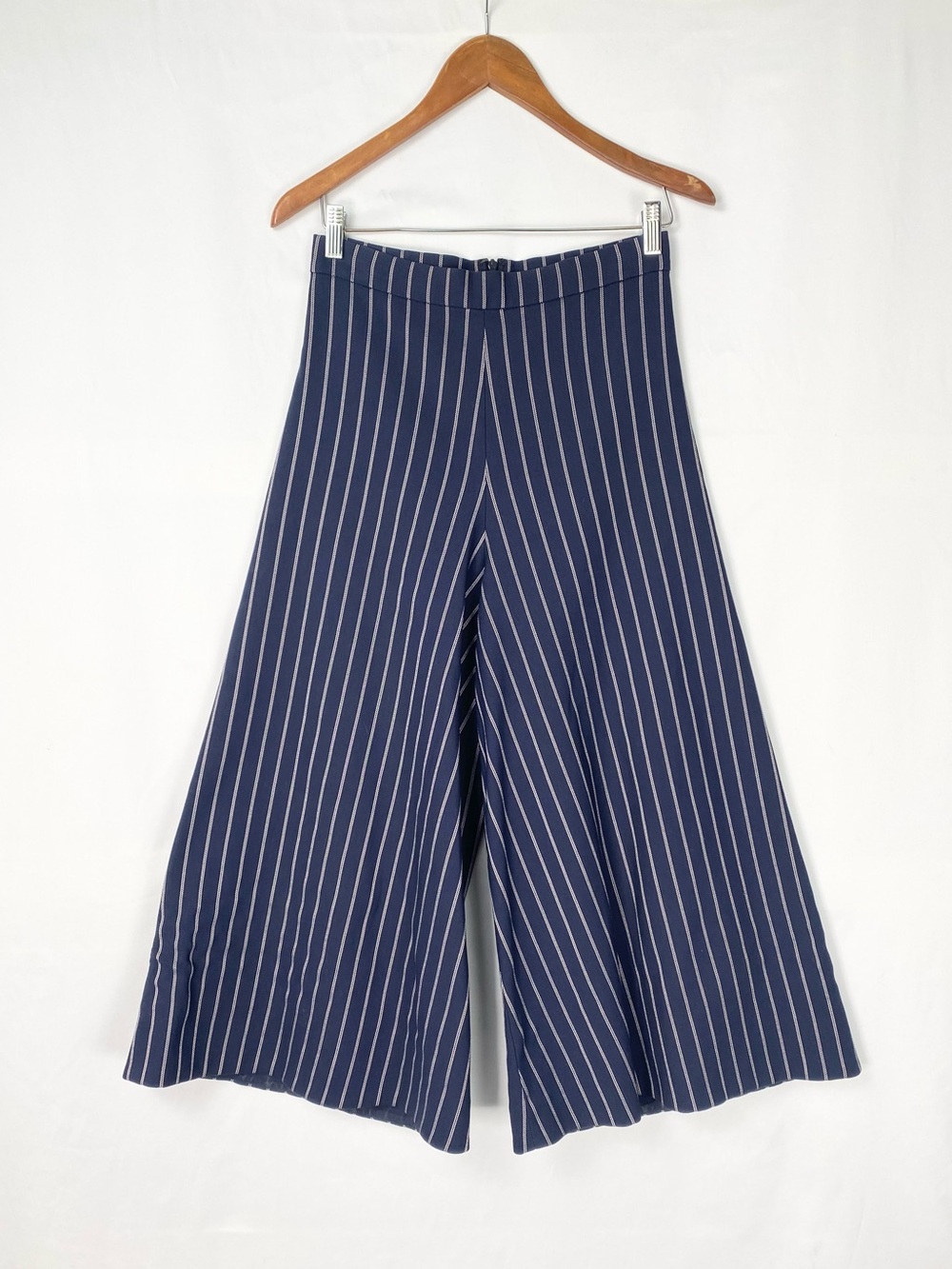 Nicholas Harper Culottes Wide Leg Pant Trouser High Waisted Stripe Size Small